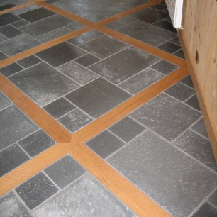 Pierre naturelle au sol - Descloux Carrelage